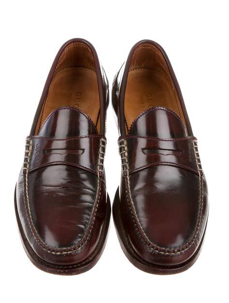 cheap gucci penny loafers|gucci penny loafers women's.